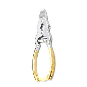 Mycotic Toe <b>Nail</b> Nipper Cutters Clippers Gold Double Action Heavy Duty Spring Barrel Podiatry Thick <b>Nails</b> Cutter Kaneka - Product Image 1