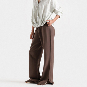Fly Humble SPORTSWEAR Services OEM 2026 Pantalon cargo en molleton respirant pour femme, coupe droite, taille élastique, haute qualité, style streetwear - Product Image 5