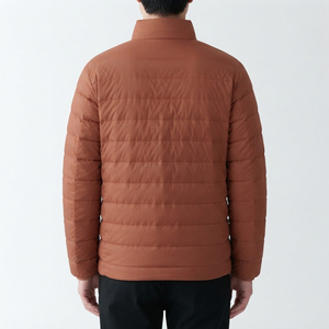 Nouvelles vestes matelassées à capuche pour hommes avec logo personnalisé, col montant, en latex matelassé - Product Image 3