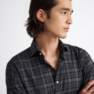 Camisa de vestir informal elegante para hombre, diseño cómodo de secado rápido, camisa estampada a la moda para hombre, colección de verano a cuadros moderna - Product Image 5