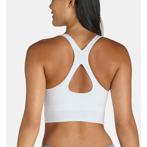 Sujetador deportivo de alta calidad sin tirantes, de gran soporte y secado rápido, con cuello cuadrado, copas fijas, top de tenis, ropa deportiva para fitness y gimnasio. - Product Image 3