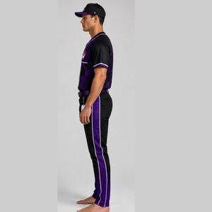 Tenue de baseball prête pour les tournois, vêtements de sport durables et légers, maillot et pantalon assortis, adaptés au baseball de compétition - Product Image 3