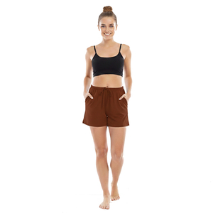 Summer Wear Women Shorts High <b>Waist</b> Dark Wash 100% Cotton <b>Elastic</b> <b>Waist</b> Quick Dry Breathable Comfortable Fit Casual Daily Use - Product Image 2