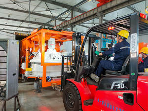 Impianto di miscelazione per lotti di calcestruzzo bagnato consegnato in calcestruzzo pronto per il cantiere - Product Image 5