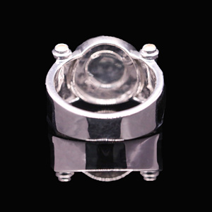 Anillo Unisex de Plata 925 Chapado en Oro Amarillo con Diamante de Corte Brillante Redondo, Cultivado en Laboratorio, Certificado IGI, Estilo Hip Hop, Diseño Moderno - Product Image 2