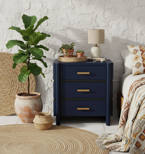 Table de chevet à 3 tiroirs pour chambre à coucher, fabrication sur mesure, export direct d'usine, qualité supérieure, vente en gros, mobilier de maison, OEM ODM, qualité premium - Product Image 3