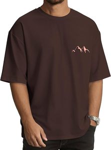 เสื้อยืดโอเวอร์ไซส์ผ้าฝ้ายแท้ 100% น้ำหนัก 220 กรัม พิมพ์ลายตามสั่งที่ไหล่ สไตล์ฮิปฮอป ไซส์พลัส ผ้าฝ้ายแท้ 100% ทรงบ็อกซี่ สำหรับผู้ชาย - Product Image 4