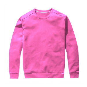 Sudadera Personalizada Rosa de Forro Polar Grueso, Cuello Redondo, Algodón y Poliéster, Estilo Casual Urbano para Hombre, Venta al por Mayor, Top de Invierno - Product Image 1