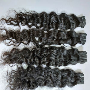 Extensions de cheveux humains vierges indiens Arrow Exim, lots de 100g, double trame machine, styles bouclés durables - Product Image 5