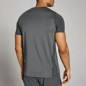 Camiseta Deportiva de Manga Corta Personalizada, Transpirable, Ecológica, 180 GSM, Color Sólido, para Entrenamiento en Gimnasio, Compresión, MOQ Bajo, Venta al Por Mayor - Product Image 3