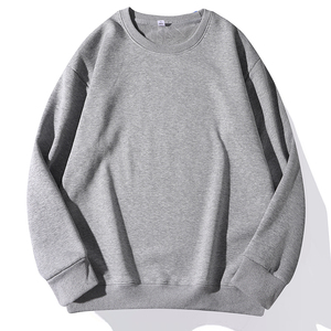Sweat-shirt à col rond en coton lourd unisexe avec logo brodé personnalisé, sweats pour hommes - Product Image 6