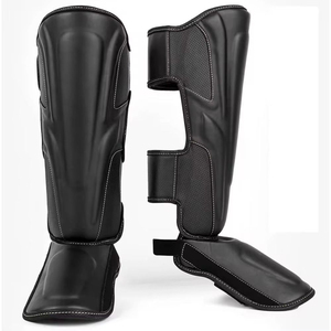 Espinilleras de Cuero de Alta Calidad, Personalizables, Ligeras y Duraderas para Entrenamiento de Boxeo, Embalaje Personalizado Disponible - Product Image 4