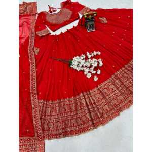 Diseñador XL Lehenga Choli con hermoso trabajo de bordado - Product Image 1