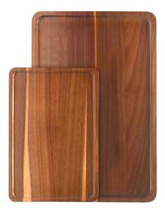 Ensemble de planches à découper en bois d'acacia de qualité supérieure avec rainure pour les jus, planche à découper durable, planche de service pour la cuisine - Product Image 5