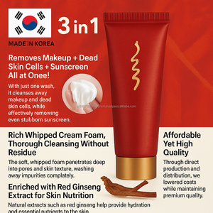 Detergente in schiuma di Ginseng rosso coreano naturale schiarente per profumo lavaggio del viso delicato pulizia profonda cura della pelle a base di erbe per tutti - Product Image 6