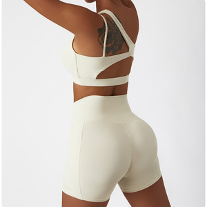 Conjunto Deportivo de 2 Piezas para Mujer, Tendencia 2026, Spandex/Poliéster, Secado Rápido, Transpirable, Logotipo Personalizado, Ropa para Correr y Entrenar - Product Image 1