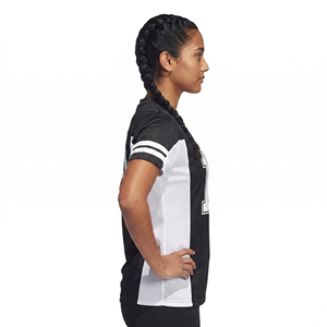 Maillots de football personnalisés pour femmes, maillot de football léger pour femmes, maillot de football à col en V pour femmes - Product Image 3