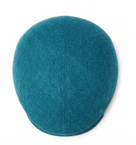 Autumn Winter Fashion Plaid Turquoise Ivy Hat <b>Flat</b> <b>Cap</b> Vintage Driving Hat High Quality Unisex Casual Travel <b>Cap</b> Custom Logo OEM - Product Image 3