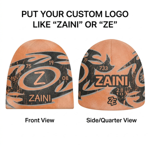 220 GSM Premium Polyester Spandex <b>Men</b> Beanie Cap Soft Stretch Sublimation Print Custom Heat Transfer Logo <b>Winter</b> <b>Hat</b> - Product Image 1