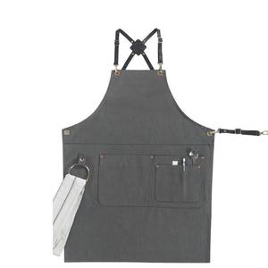 Chaleco de Lona para Bartender de Primera Calidad, con Logotipo Bordado Personalizado, Ropa Profesional para Trabajadores de Bar, Ajuste Ajustable para Mostrador de Hotel o Salón - Product Image 1