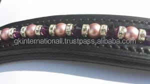 Bandas de cuero con cuentas y cristales - Product Image 4