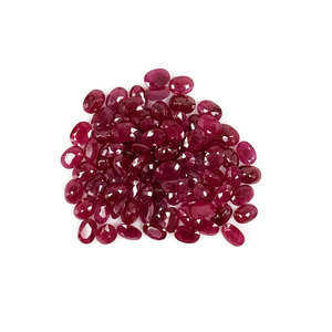 Rubis naturels de Birmanie, ovales calibrés 5x7mm, pierres précieuses facettées naturelles, prêtes à l'emploi pour la création de bijoux - Product Image 4