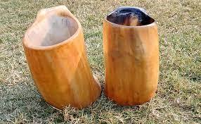 Corne à boire viking artisanale en corne naturelle de bœuf et de buffle, Chope à bière et Verre à bière authentique, Prix raisonnable, Luxe tendance - Product Image 2