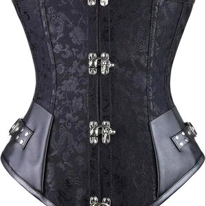 Corsets vintage pour femmes, sexy, gainants, respirants, en cuir moderne, pour grandes tailles - Product Image 1