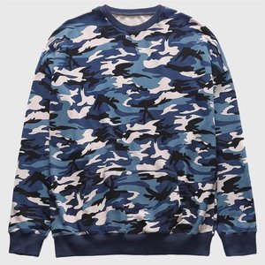 เสื้อสเวตเชิ้ตคอกลมลายพรางสำหรับผู้ชาย ทรงปกติ ผ้าถักโพลีเอสเตอร์ สไตล์ลำลองสำหรับฤดูใบไม้ร่วง - Product Image 5