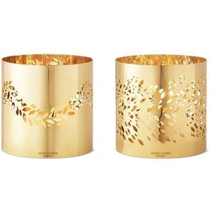 Lot de Porte-Bougies Décoratifs en Métal Doré Style Marocain pour Bougies Chauffe-Plat – Idéal Mariages, Fêtes, Décoration de Table de Noël - Product Image 6