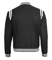 Blouson de baseball premium personnalisé avec broderie de patchs pour homme, style universitaire urbain, fabricant de vêtements en gros