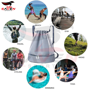 Wholesale Heavy Duty Oxford Sports Drawstring Bag Large Capacity Wet Dry Separation <b>Gym</b> <b>Backpack</b> for Men <b>Women</b> - Product Image 5