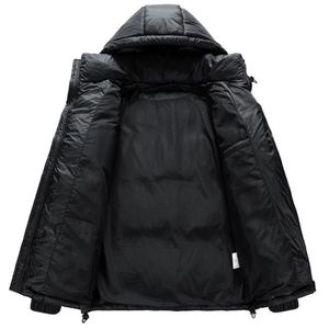 Chaqueta de Invierno para Hombre, Ligera, Acolchada, Aislante, Cálida, Resistente al Viento, Informal, para Exteriores, Personalizable - Product Image 4