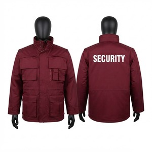 Chaqueta de Cuero para Hombre, Tela Oxford de Poliéster Premium de 240 GSM, Color Borgoña, con Capucha, Impermeable, Bolsillos, Logotipo Personalizado - Product Image 1