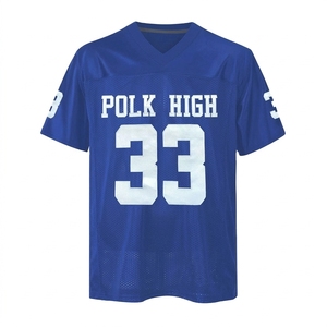 เสื้อฟุตบอลผู้ชายแบบสั่งทำพิเศษ วัสดุสแปนเด็กซ์/ไนลอน ระบายอากาศได้ดี ยืดได้สี่ทิศทาง พิมพ์ลายด้วยความร้อน คอกลม - Product Image 2