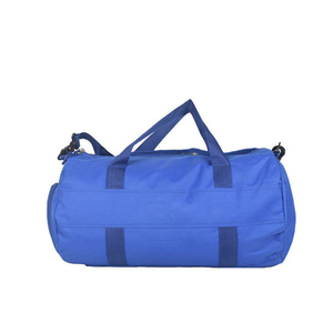 Blue Polyester <b>Duffel</b> <b>Bag</b> With Zipper Closure For Gym Fitness Exercise Sport Use - Product Image 5