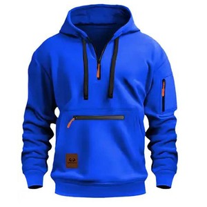 Sweat-shirts à capuche unisexe en coton épais, vierges, surdimensionnés, pour hommes, en gros, grandes tailles - Product Image 6