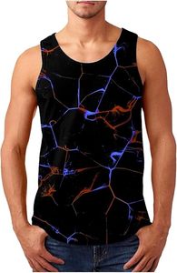 Camiseta sin Mangas Sublimada para Hombre, Impresión Completa, Alta Calidad, Hecha de Tela de Poliéster Original, Venta al por Mayor, Camiseta Deportiva sin Mangas para Hombre - Product Image 4