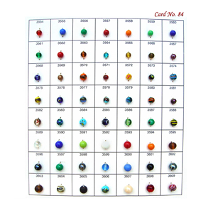 Gorgeous Looking Small Hole Type Plain Glass Beads for Jewelry Making Unique Design Crystal Lampwork Beads for <b>Bracelet</b> Making - Product Image 1