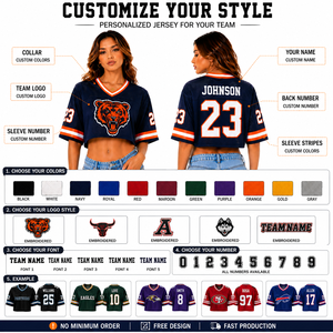 Camiseta de fútbol corta para mujer al por mayor, personalizada con bordado de mascota, nombre y número en la parte delantera, camiseta de uniforme de malla a la moda, oferta de proveedor - Product Image 5