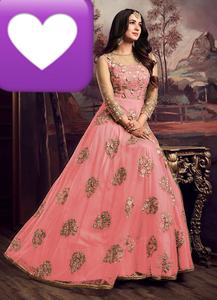 Robe brodée en Organza indien du pakistan, dernière Collection de robes de mariage avec travail manuel lourd, meilleures ventes 2023 - Product Image 2