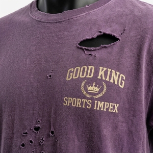 T-shirt personnalisé effet vieilli, haute qualité, doux, confortable, respirant, mode décontractée - Product Image 6