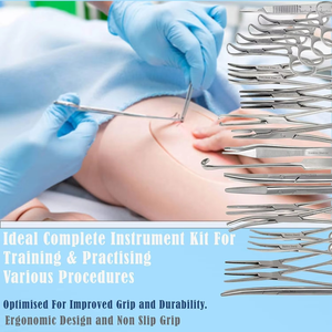 ชุดเครื่องมือสัตวแพทย์สแตนเลส 22 ชิ้น ประกอบด้วย เคลลี่ มอสกีโต แฮมอสตัทส์ แบคเฮาส์ เมโย เมเซนบาุม กรรไกร ชุดผ่าตัดสัตว์ - Product Image 6