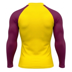 เสื้อแรชการ์ดแขนสั้นดีไซน์ใหม่สั่งทำได้สำหรับทุกเพศ ขายดี เสื้อกีฬาป้องกันแสงแดดแขนยาวสำหรับผู้ใหญ่ - Product Image 2
