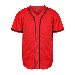 Maillot de baseball unisexe de qualité supérieure pour adultes, style unique, manches courtes, personnalisable avec nom et numéro imprimés - Product Image 1