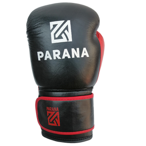 ถุงมือชกมวยฝึกซ้อมระดับมืออาชีพ หนังแท้ ระบบ Powerlock แบรนด์ส่วนตัว Parana Sports ขนาดมาตรฐานสำหรับศิลปะการต่อสู้ - Product Image 5