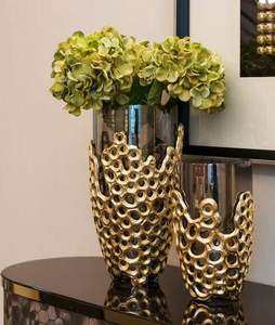 Jarrón de Latón Hecho a Mano, Jarrón de Latón con Acabado Antiguo, Jarrón Decorativo de Latón Sólido, Jarrón de Latón para Flores de Estilo Vintage, Grabado - Product Image 4