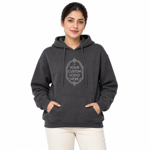 Sudaderas con Capucha Unisex 100% Algodón Felpa, de Alta Calidad, con Logotipo Personalizado, Corte Holgado, Diseño Personalizado, para Otoño, Etiqueta Privada, Etiquetas Personalizadas - Product Image 2