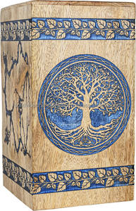 Urna de madera hecha a mano para cenizas de adultos, urnas funerarias para entierro con alta calidad. - Product Image 2