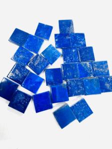 ลาพิส ลาซูลีทรงสี่เหลี่ยมแบบคาโบชอง – พลอยสีน้ำเงินเข้มสำหรับทำเครื่องประดับ - Product Image 4